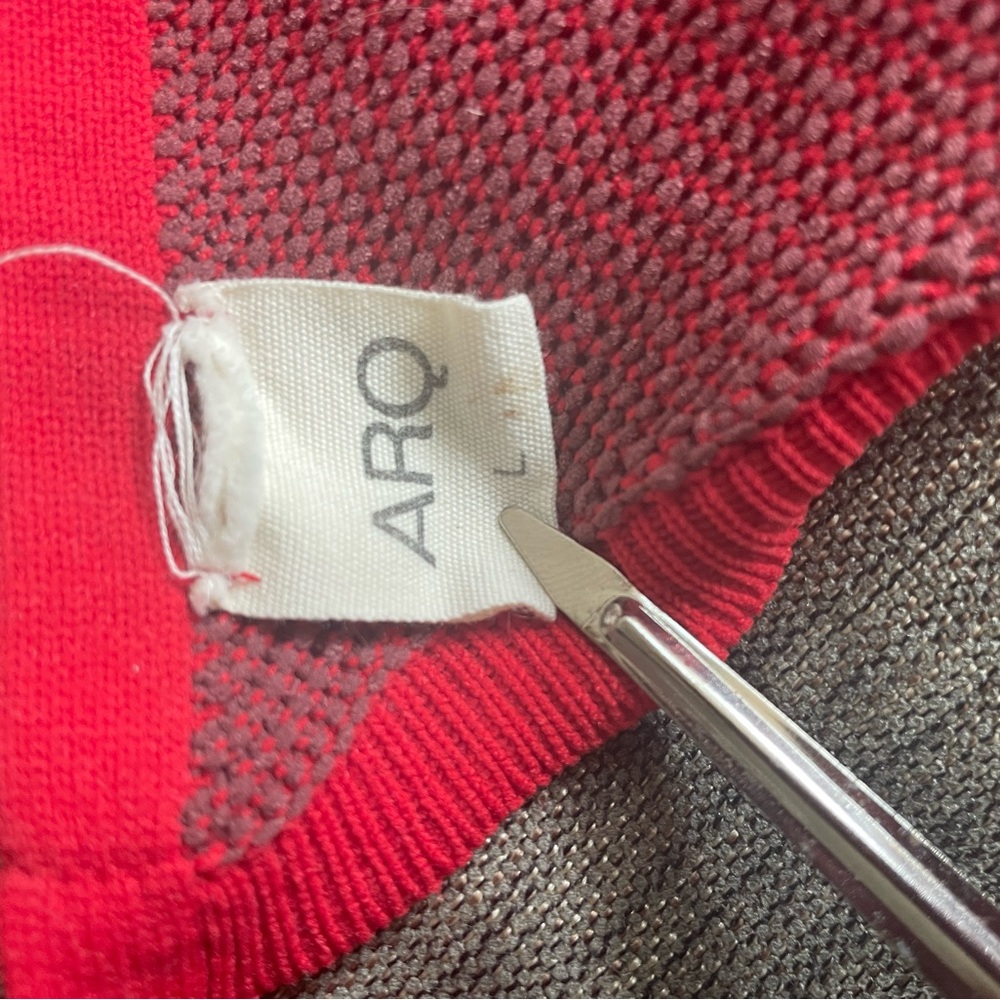 ARQ Red Halter Bikini Top - Picture 2 of 4